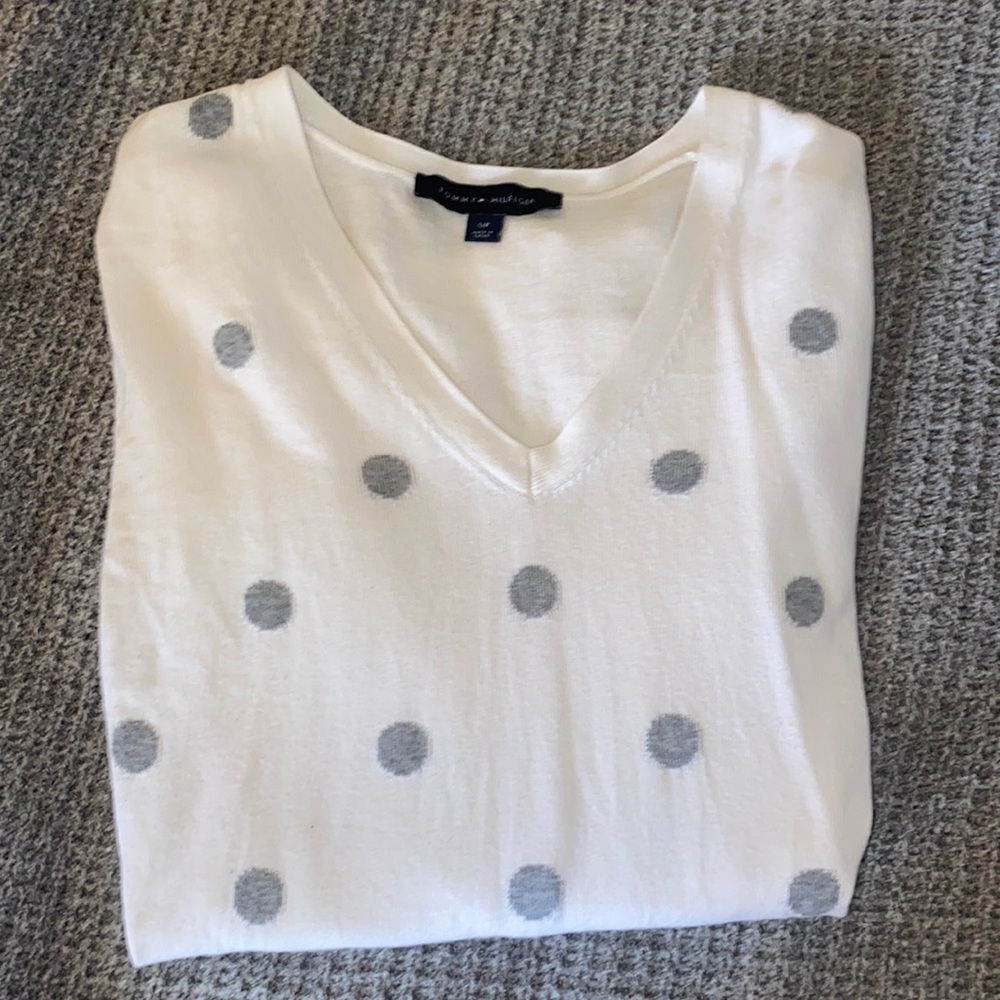 Tommy Hilfiger polka dot sweater